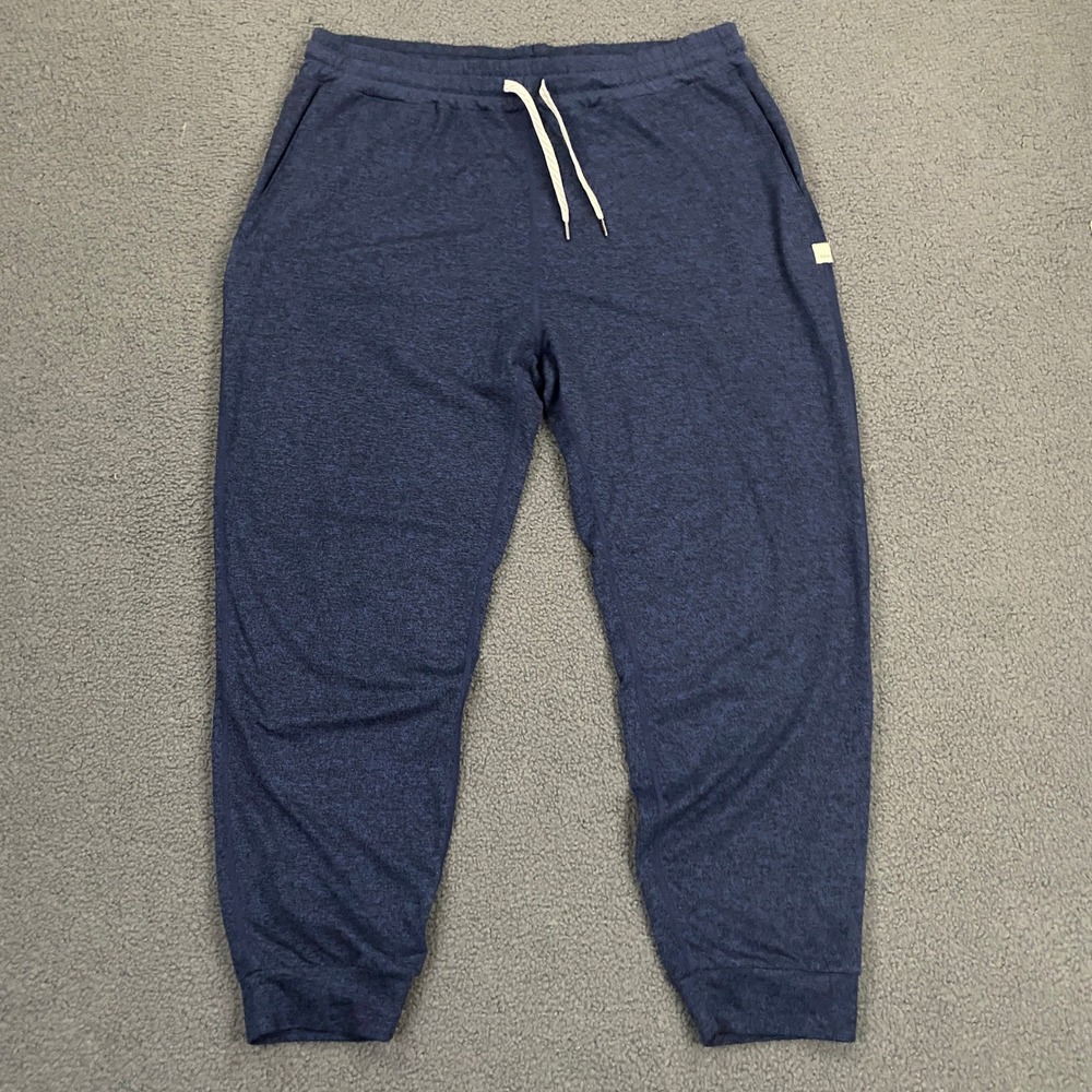 Vuori Performance Jogger Womens XL Blue Stretch Dream Knit Sweatpants VW303
